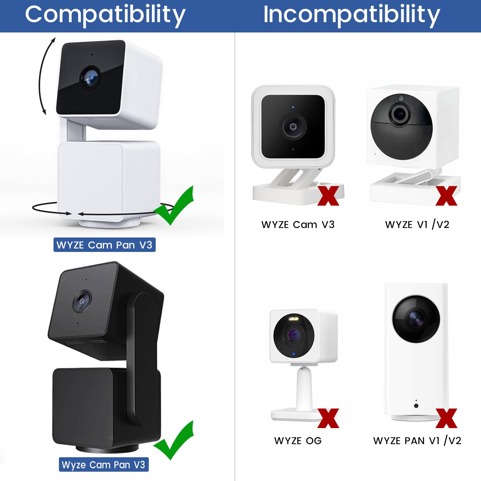 60 Ft Extension Cable For Wyze Cam Pan V3 Outdoor Camera, L Shaped Flat Power Cord, Black