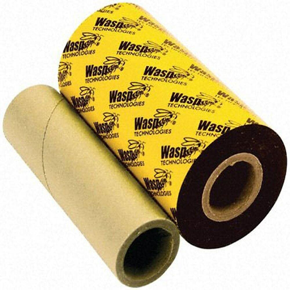Wasp Barcode Technologies 633808431204 / Wpr 4.33 X 820 Wax Resin Ribn For Wasp Wpl 305 And 606 Printers