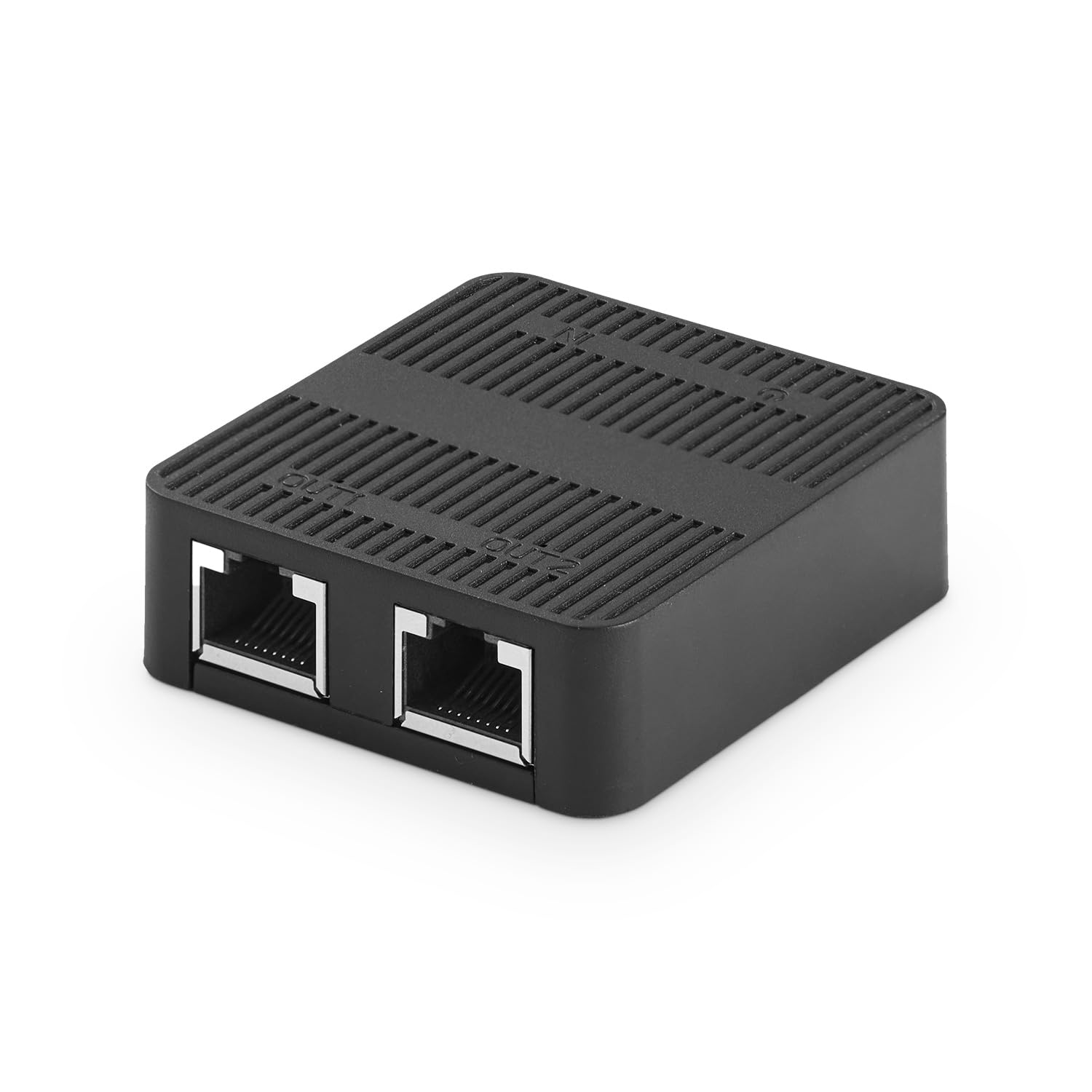 Binardat 1 To 2 Gigabit Network Splitter, 3 Port Gigabit Ethernet Switch, Type C Power Supply, Mini Size Plug And Play