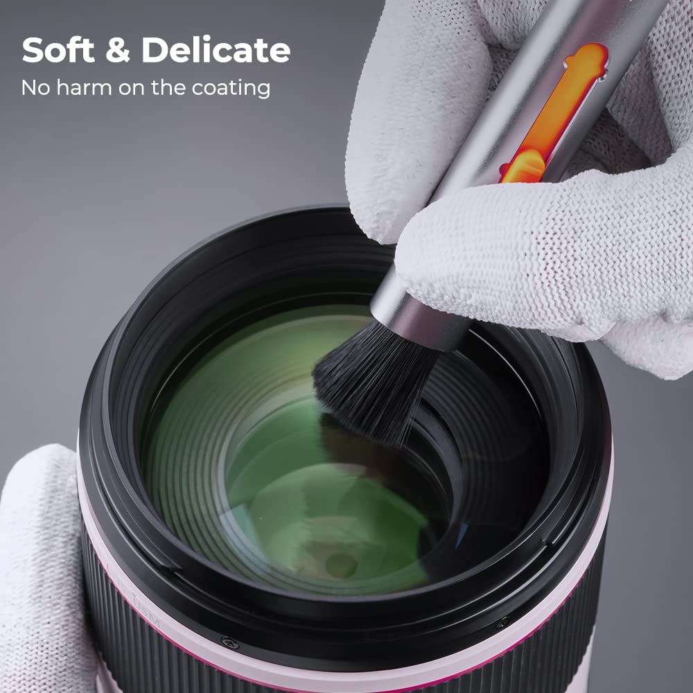 K&F Concept Lens Cleaning Pen For Full Frame Cmos & Ccd Sensors, Lens Cleaner Pen With 6* Full Frame Sensor Cleaning Rods For Ds