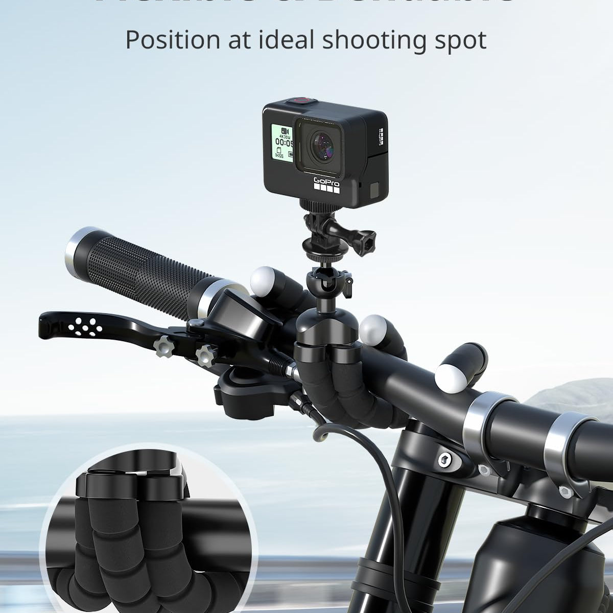 Ubeesize Flexible Mini Phone Tripod, Portable And Adjustable Camera St ...