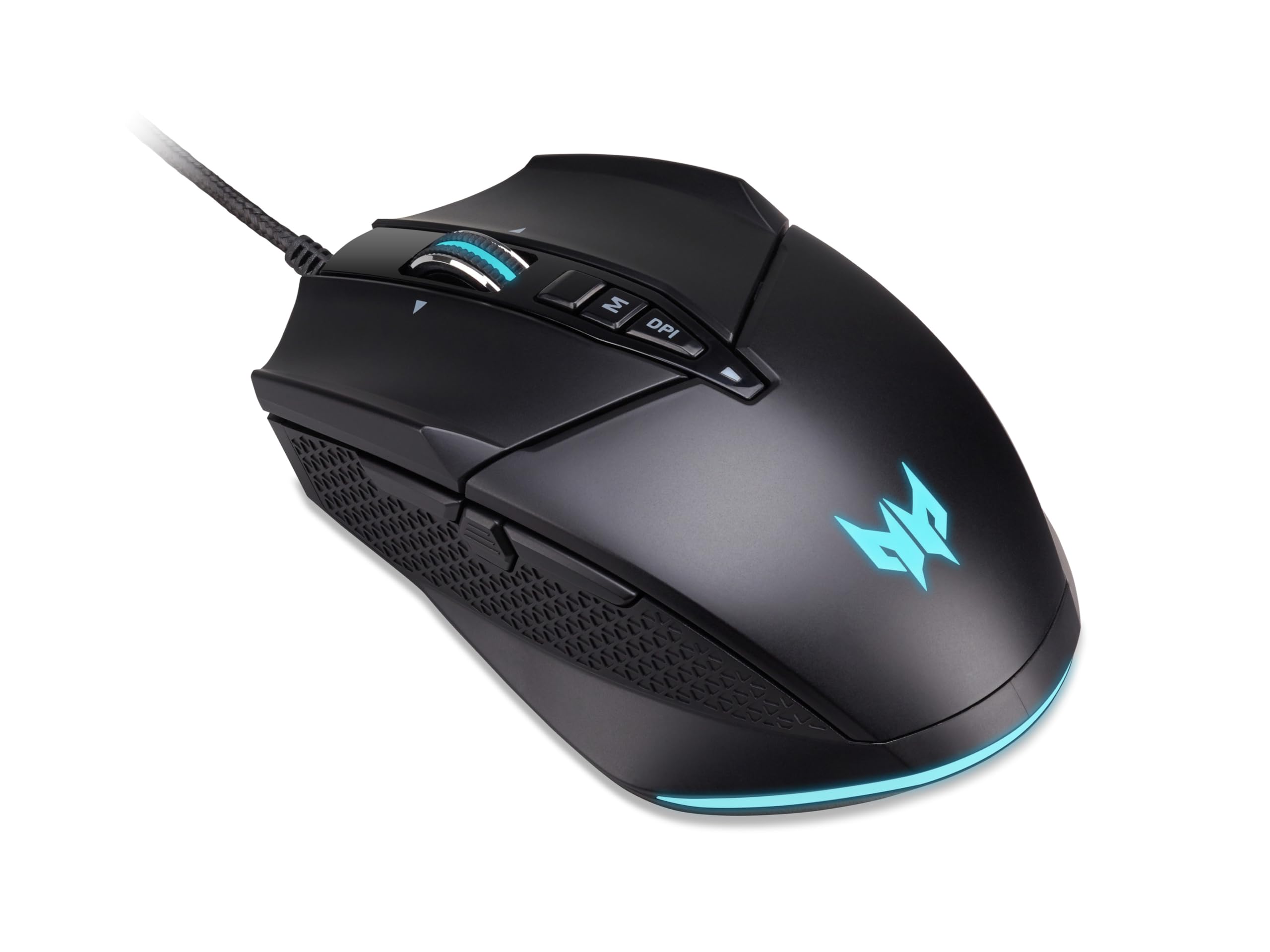 Acer Predator Cestus 335 Gaming Mouse 19,000 DPI, 400 IPS Tracking, 10 Programmable Buttons, 0.5 ms Response Time, RGB Lighting,