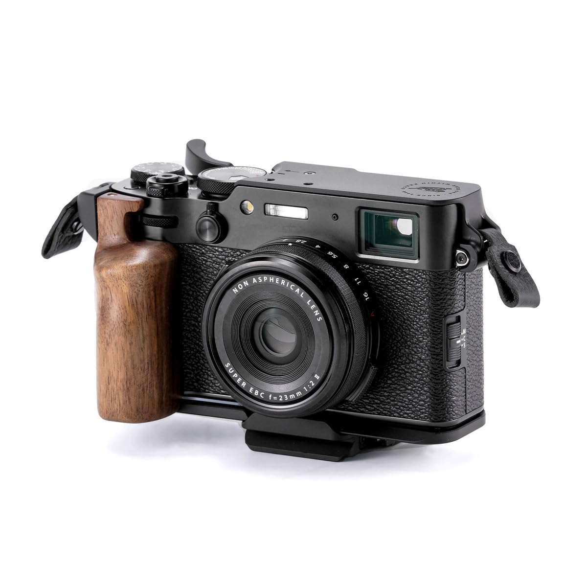 Tilta Vintage Camera Cage Compatible with Fujifilm X100VI - Black | Travel Kit | Thumb Grip | Strap Attachments | ARCA Ready | L
