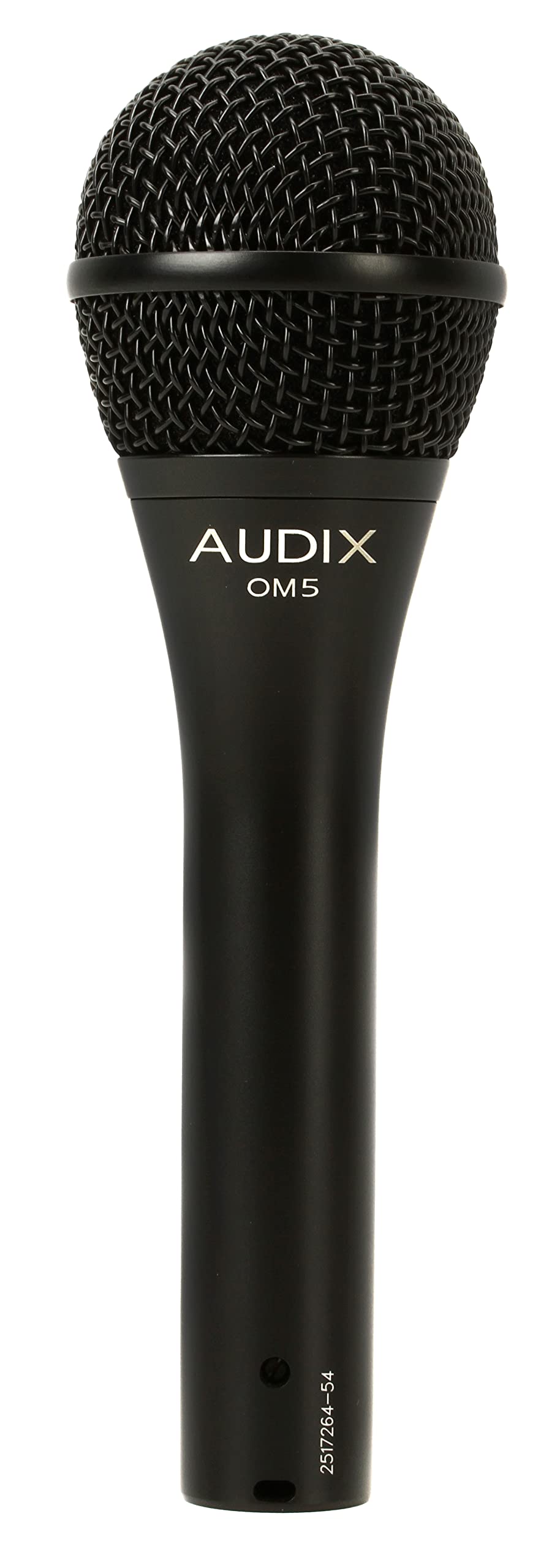 Audix Om5 Hypercardioid Handheld Dynamic Vocal Microphone For Stage Singers   Black