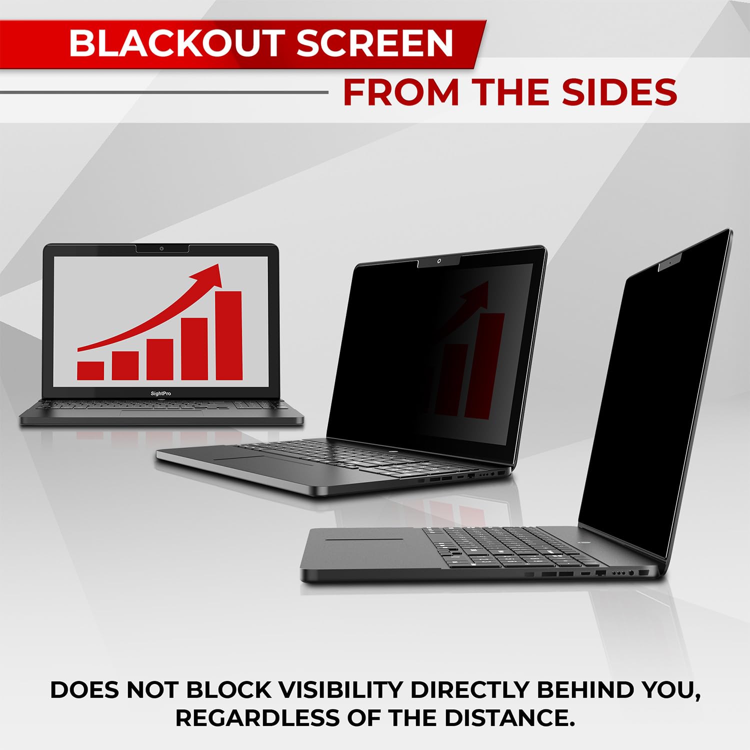 Sightpro Magnetic Laptop Privacy Screen 13.3 Inch 16:10   Removable Computer Privacy Filter Shield And Anti Glare Protector