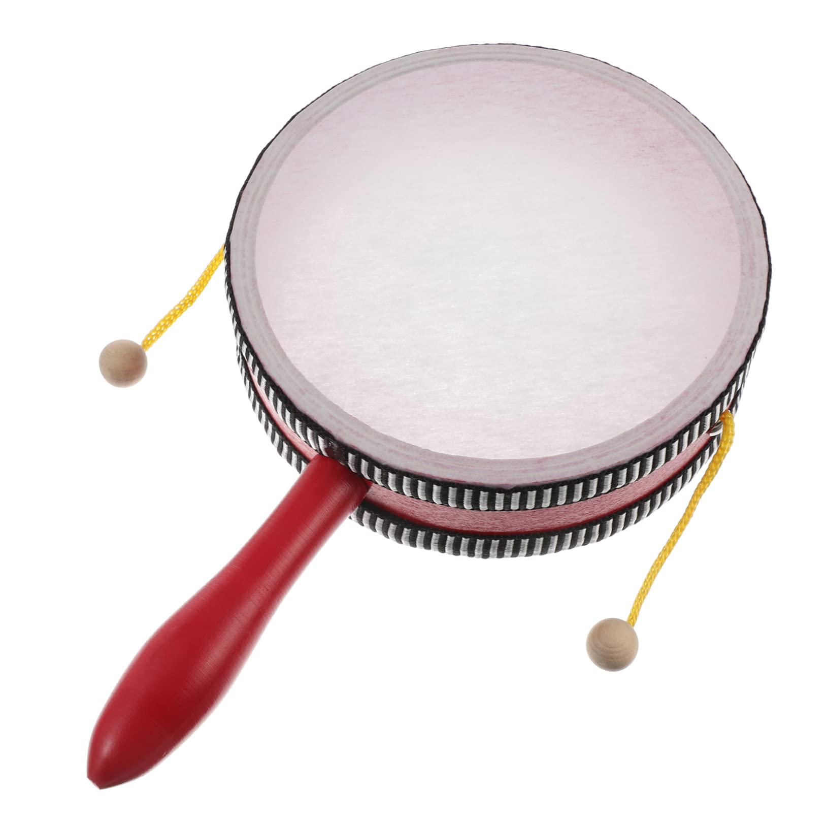 GALPADA Practical Educational Rattle Drum Musical Hand Drum for Lightweight Percussion Instrument for Indoor Parties and Develop