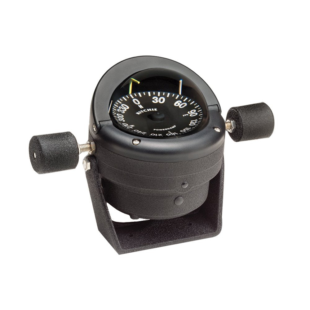 Ritchie Hb 845 Helmsman Steel Boat Compass   Bracket Mount   Black