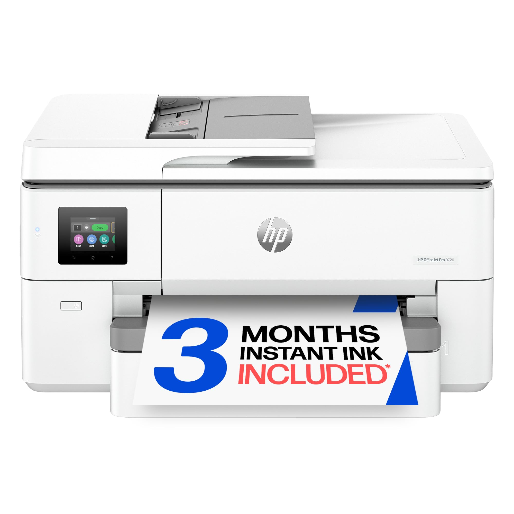 HP OfficeJet Pro 9720 Wide-Format Wireless All-in-One Color Inkjet Printer, Print, scan, Copy, fax up to 11x17, ADF, Duplex Prin