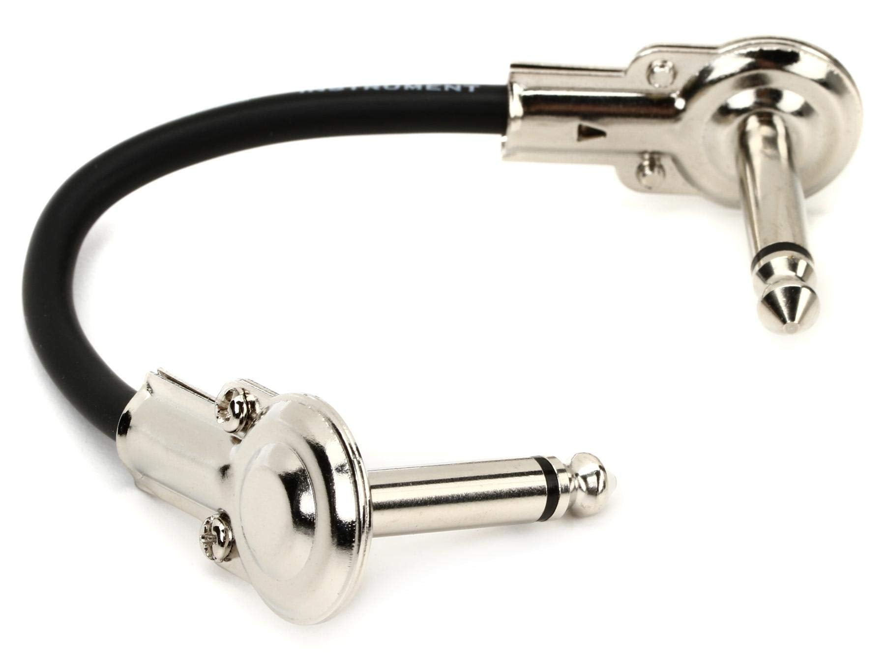 Hosa IRG-100.5 Guitar Patch Cable, Low-profile Right-angle to Same, 6 Inches