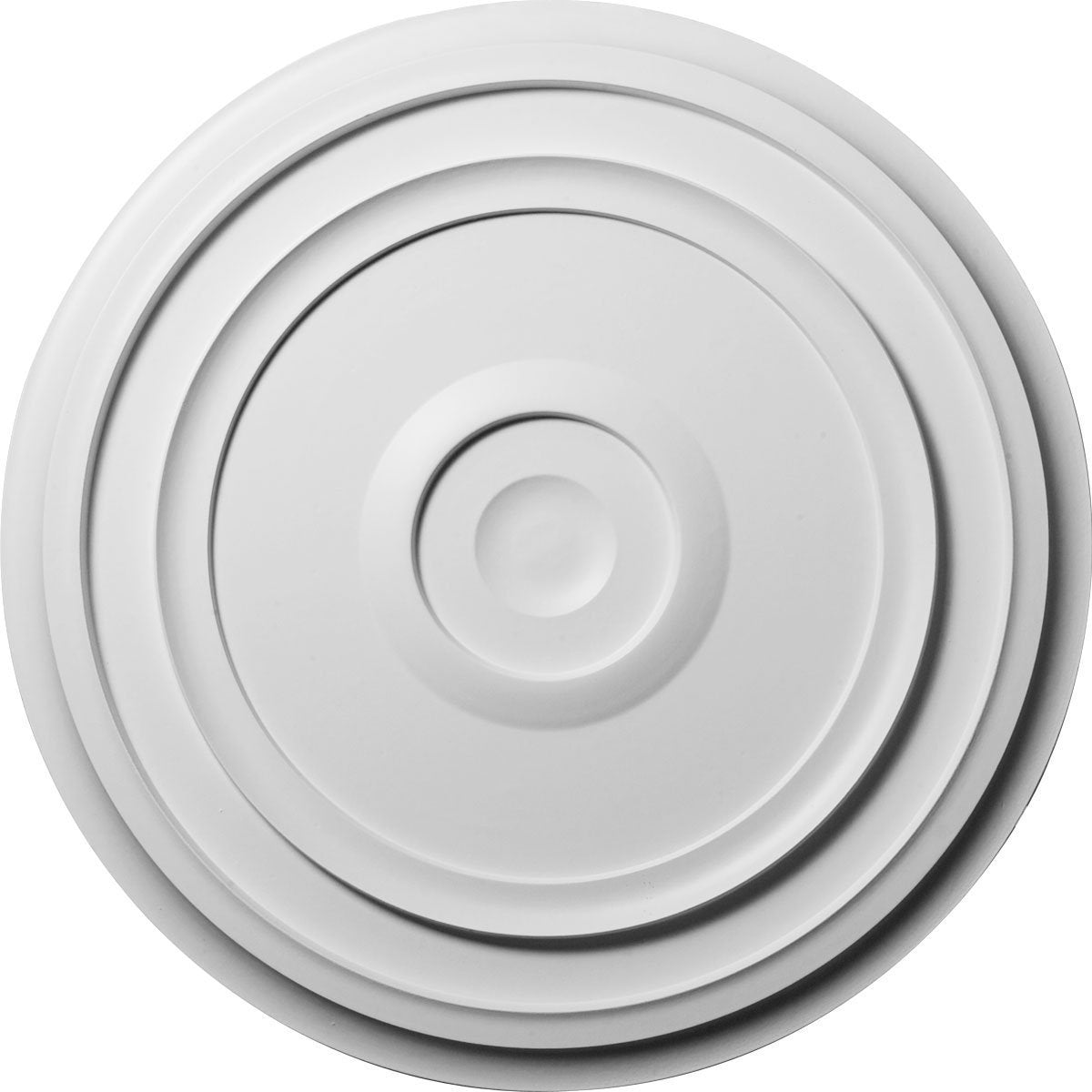 Ekena Millwork Cm24Re Traditional Reece Ceiling Medallion, 24 3/8''Od X 1 1/8''P (Fits Canopies Up To 5 7/8''), Factory Primed