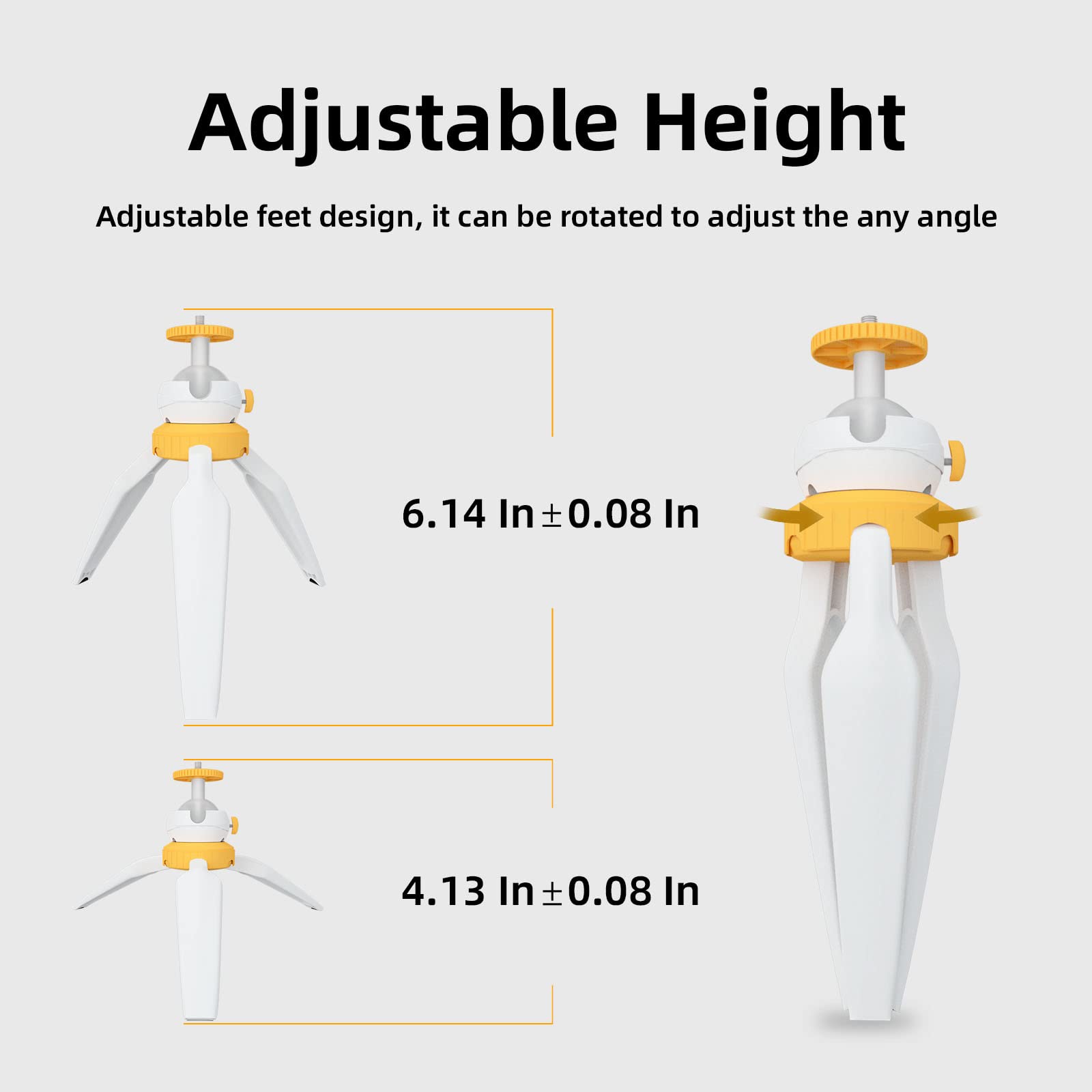 Photootlex Mini Camera Tripod With 360Adjustable Ball Head | Compact Camera Light Tripod Stand Suit For Tofu Light | Mini Projec