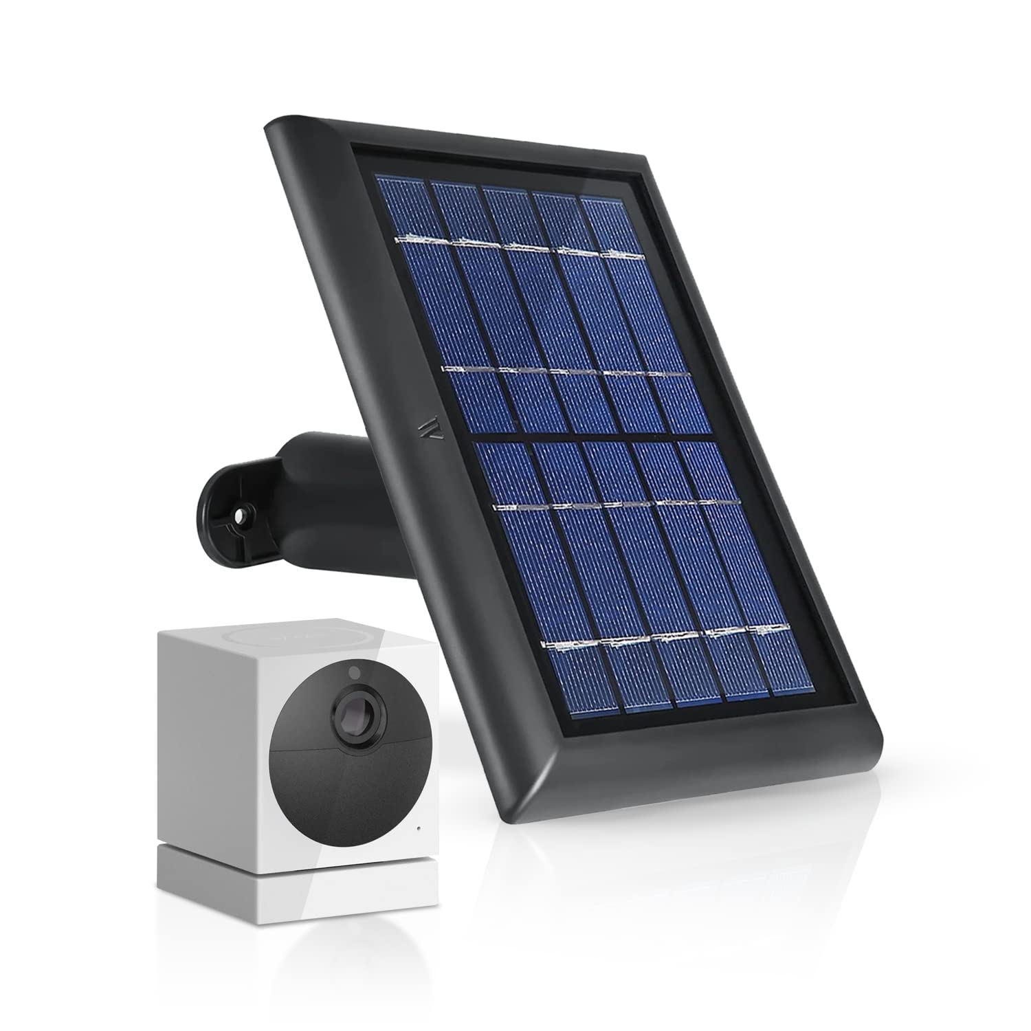 Wasserstein Solar Panel Compatible With Wyze Cam Outdoor   Power Your Surveillance Camera Continuously With 2W 5V Charging (3 Pa