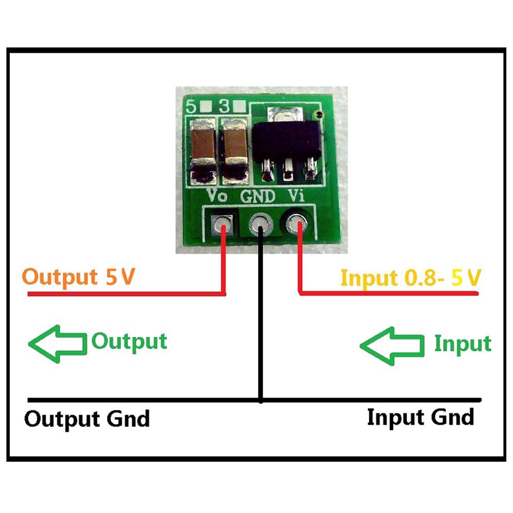 Comidox 1.5V 1.8V 2.5V 3V 3.3V 3.7V 4.2V To 5V Dc Dc Step Up Power Module Voltage Boost Converter Board 0.9 5V To 5V 5Pcs