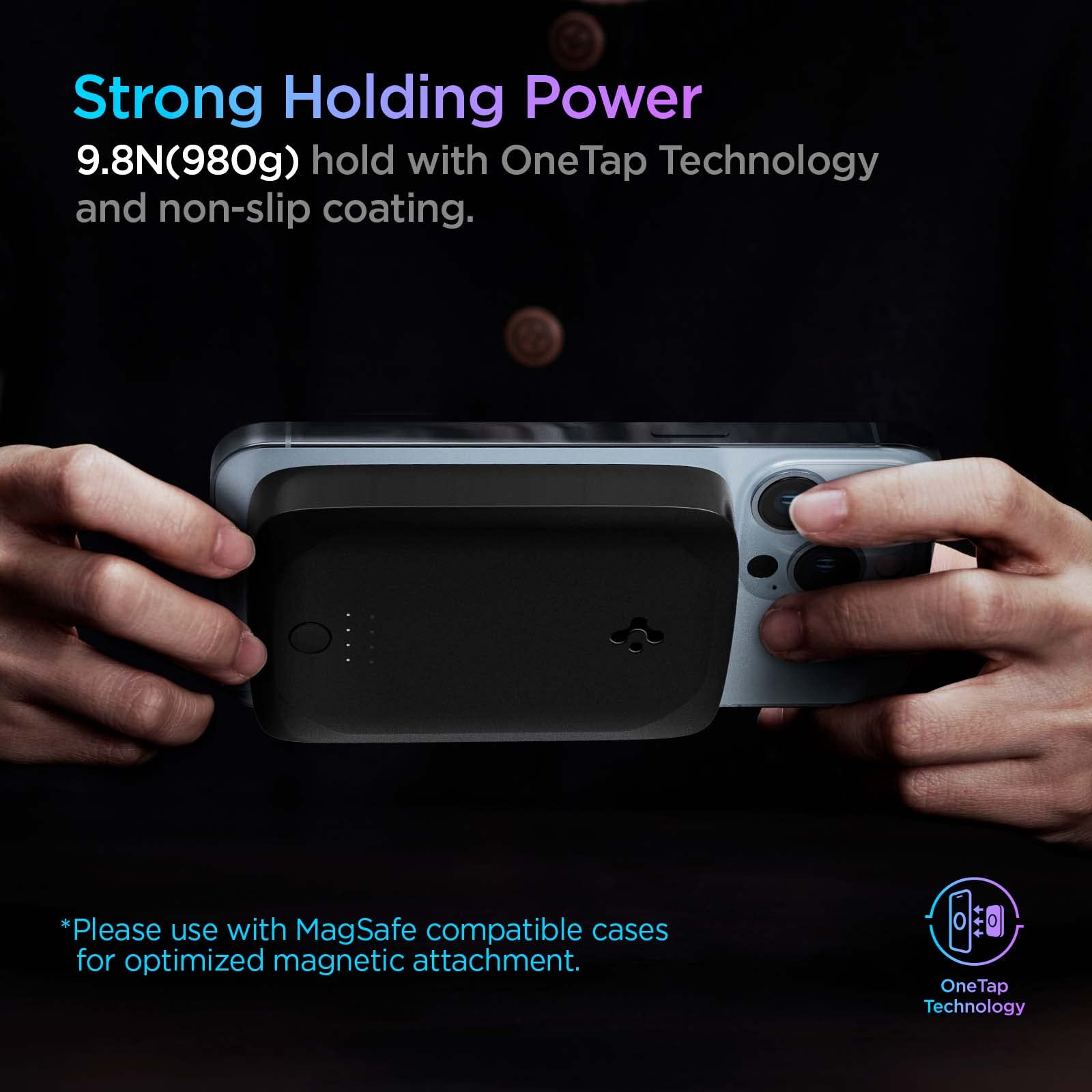 Spigen Archybrid Mag (Magfit) For Magsafe Battery Pack, 5000Mah For Iphone 16/16 Plus/16 Pro/16Pro Max Magnetic Power Bank Fast