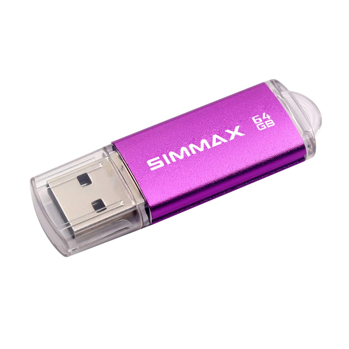 Simmax Memory Stick 64Gb Usb 2.0 Flash Drives Thumb Drive Pen Drive (64Gb Purple)