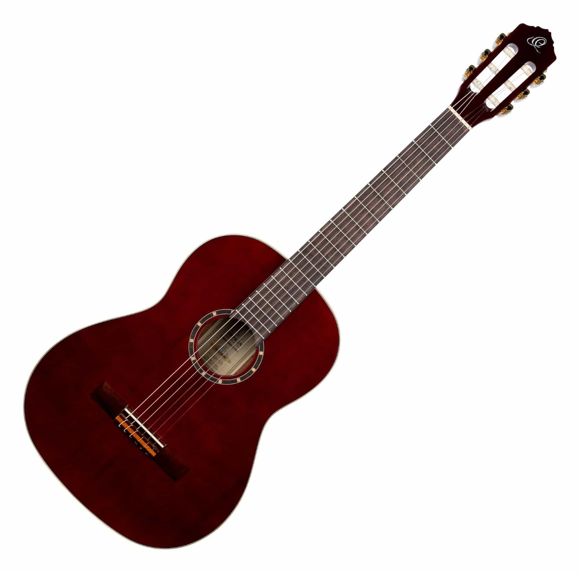Ortega Guitars 6 String Family Series Pro Solid Top Slim Neck Nylon Classical Guitar w/Bag, Right (R131SN-WR)
