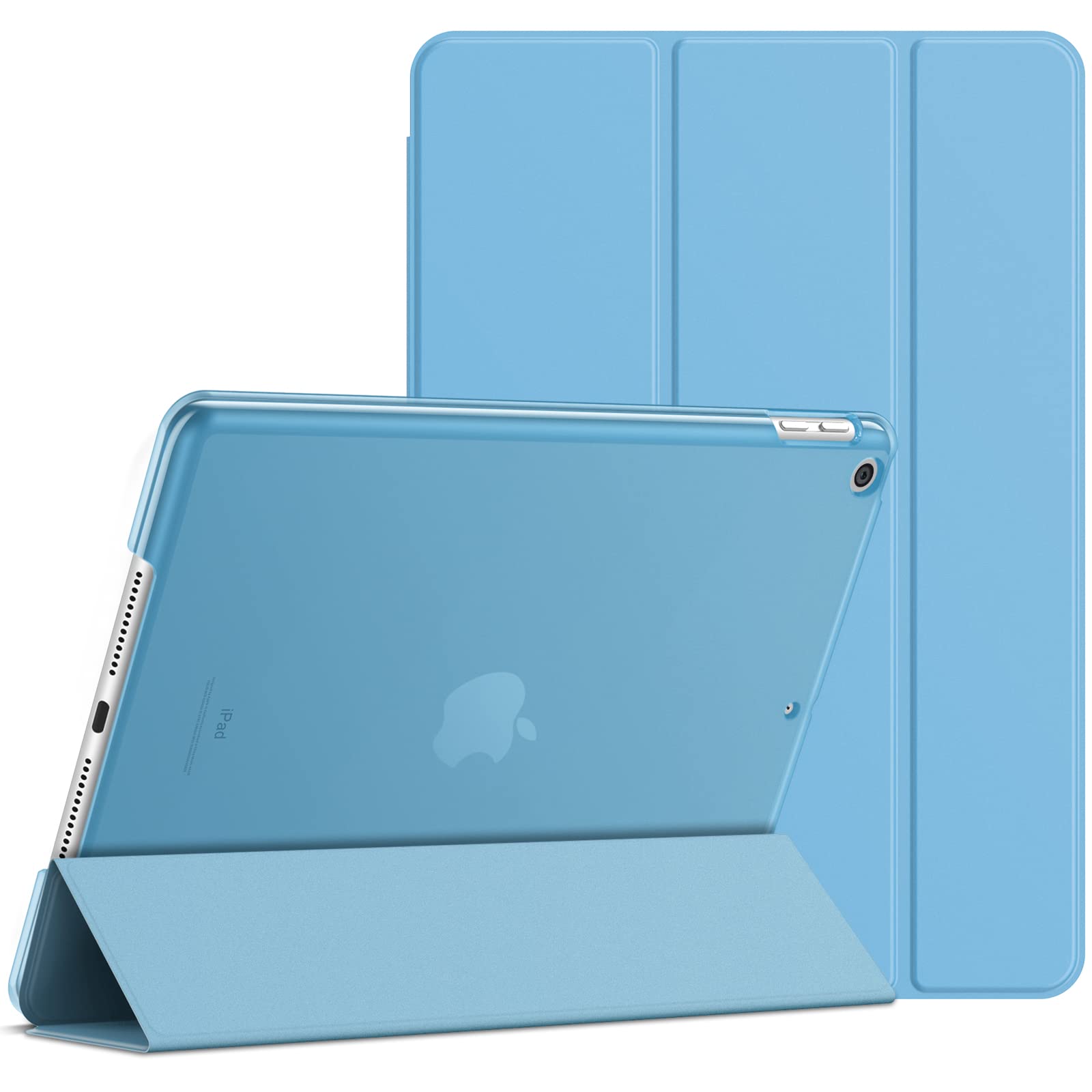 JETech Case for iPad (9.7-Inch, 2018/2017 Model, 6th/5th Generation), Smart Cover Auto Wake/Sleep (Blue)