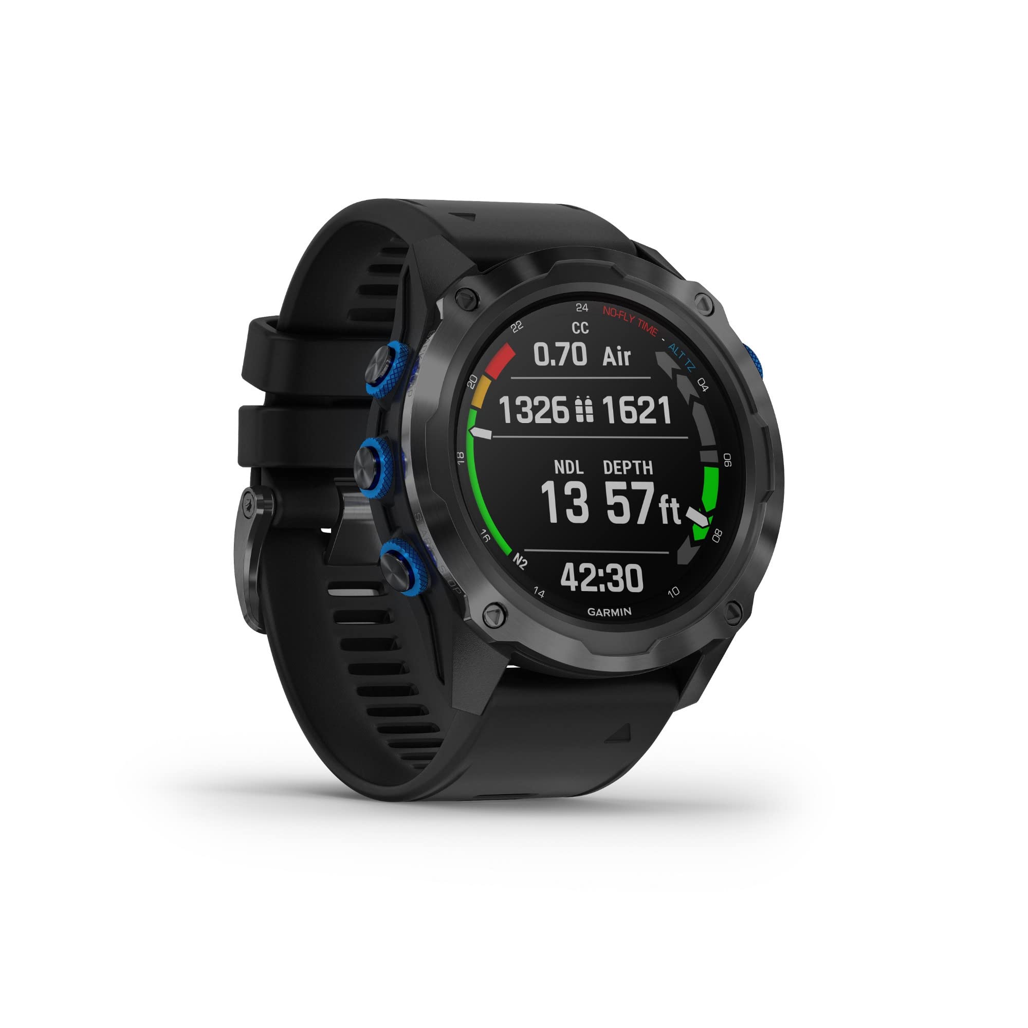 Garmin Descent Mk2I, Watch-Style Dive Computer With Air Integration, Multisport Training/Smart Features, Titanium With Black Ban