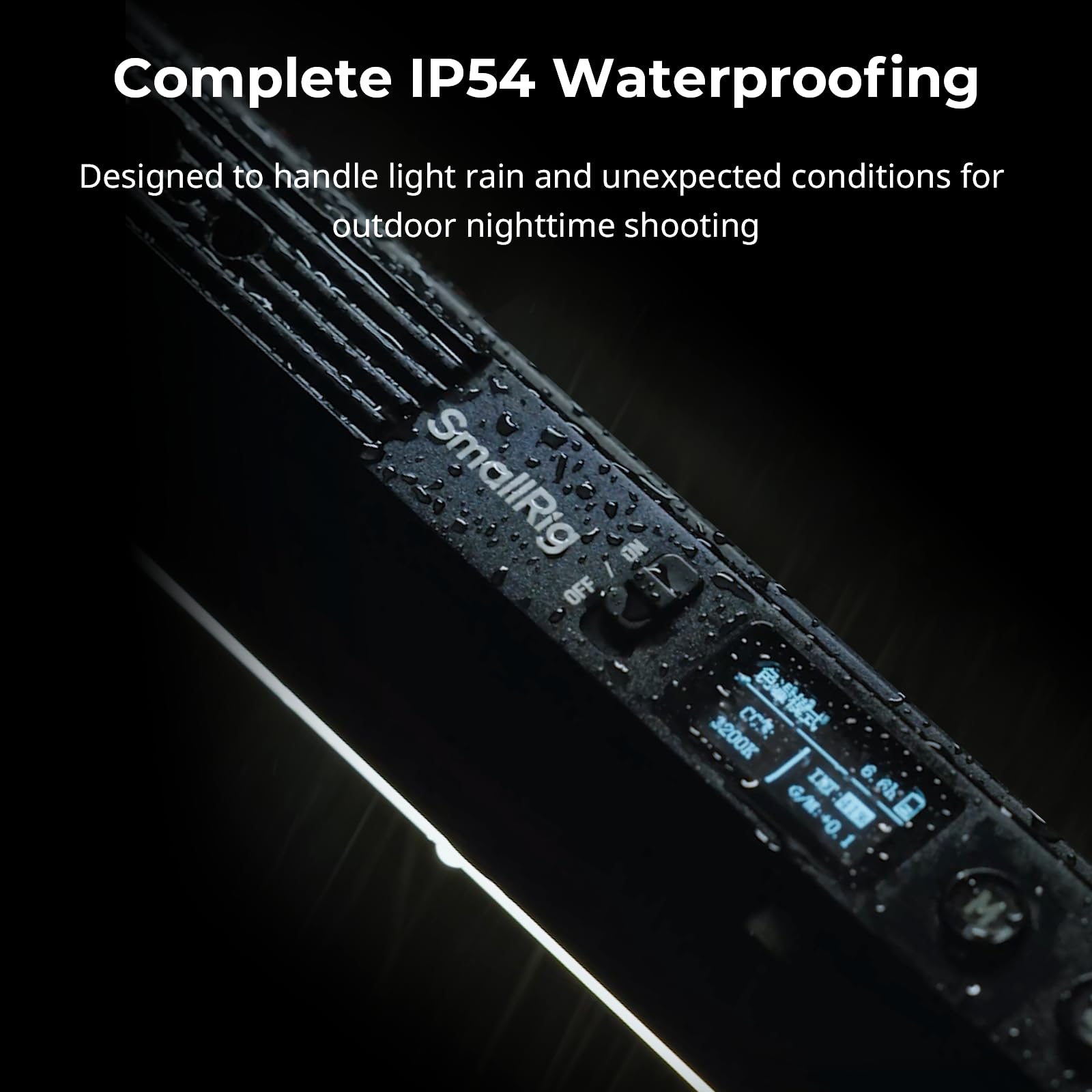 Smallrig Rt25 Rgb Tube Light Stick, 25W Rgbww Led Light Wand, Ip54 Waterproof Light Bar, Cri96+, Tlci98+, 2500 10000K, For Photo