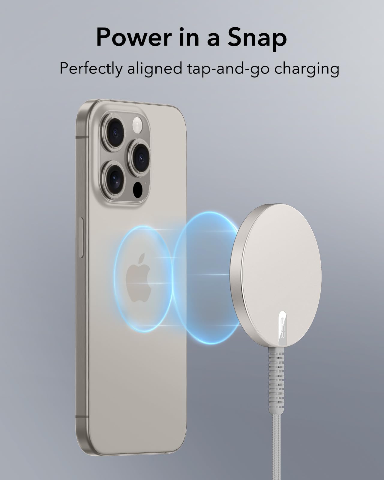 Esr For Magsafe Charger, Charging Pad For Iphone, Wireless Charger Iphone Compatible With Iphone 16/15/14/13/12 Series, Airpods