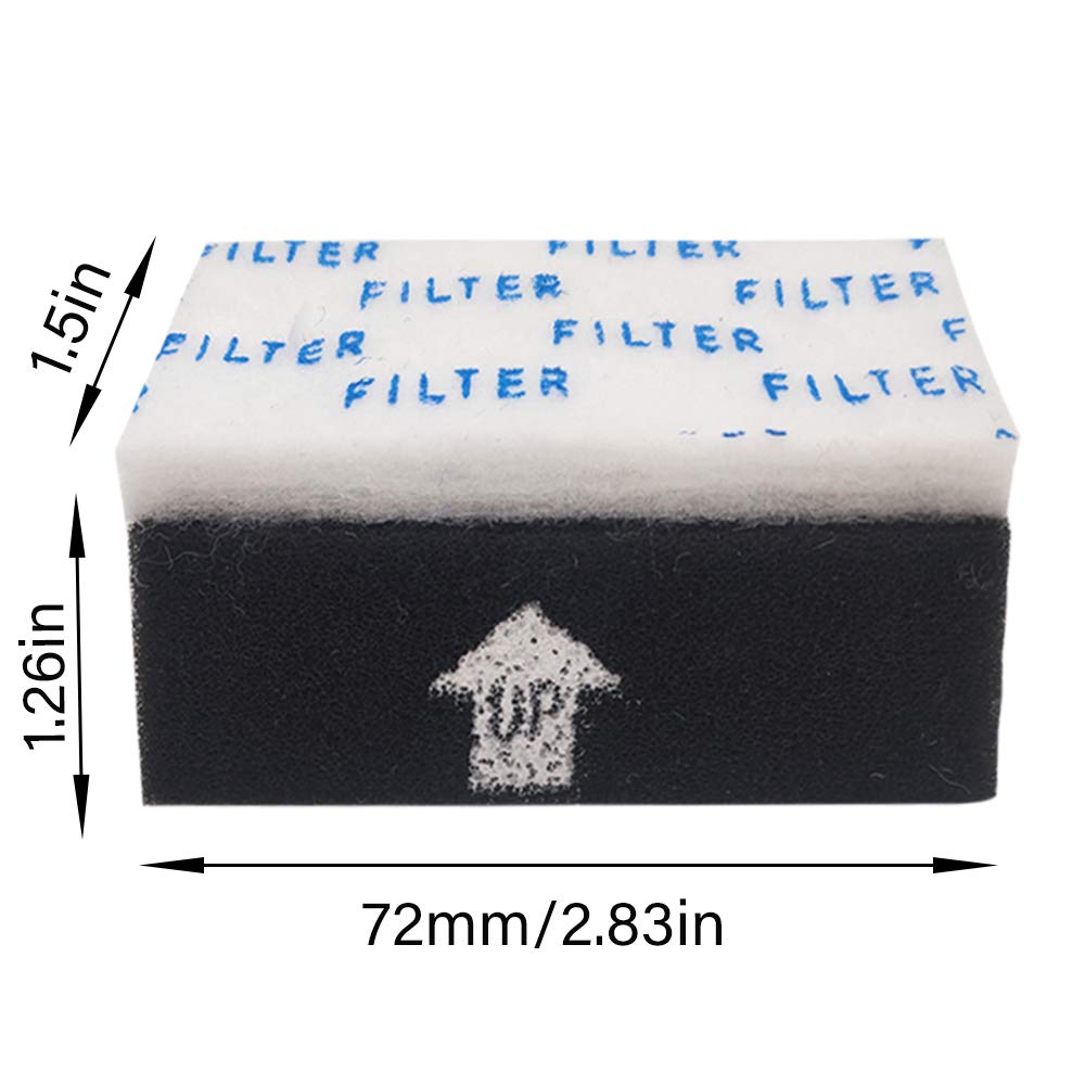 Smilefil 16 Pack Vacuum Foam Pre Filters Compatible With Hoover Impulse Cordless Vacuum Cleaner Bh53020. Compare To Part # 44001