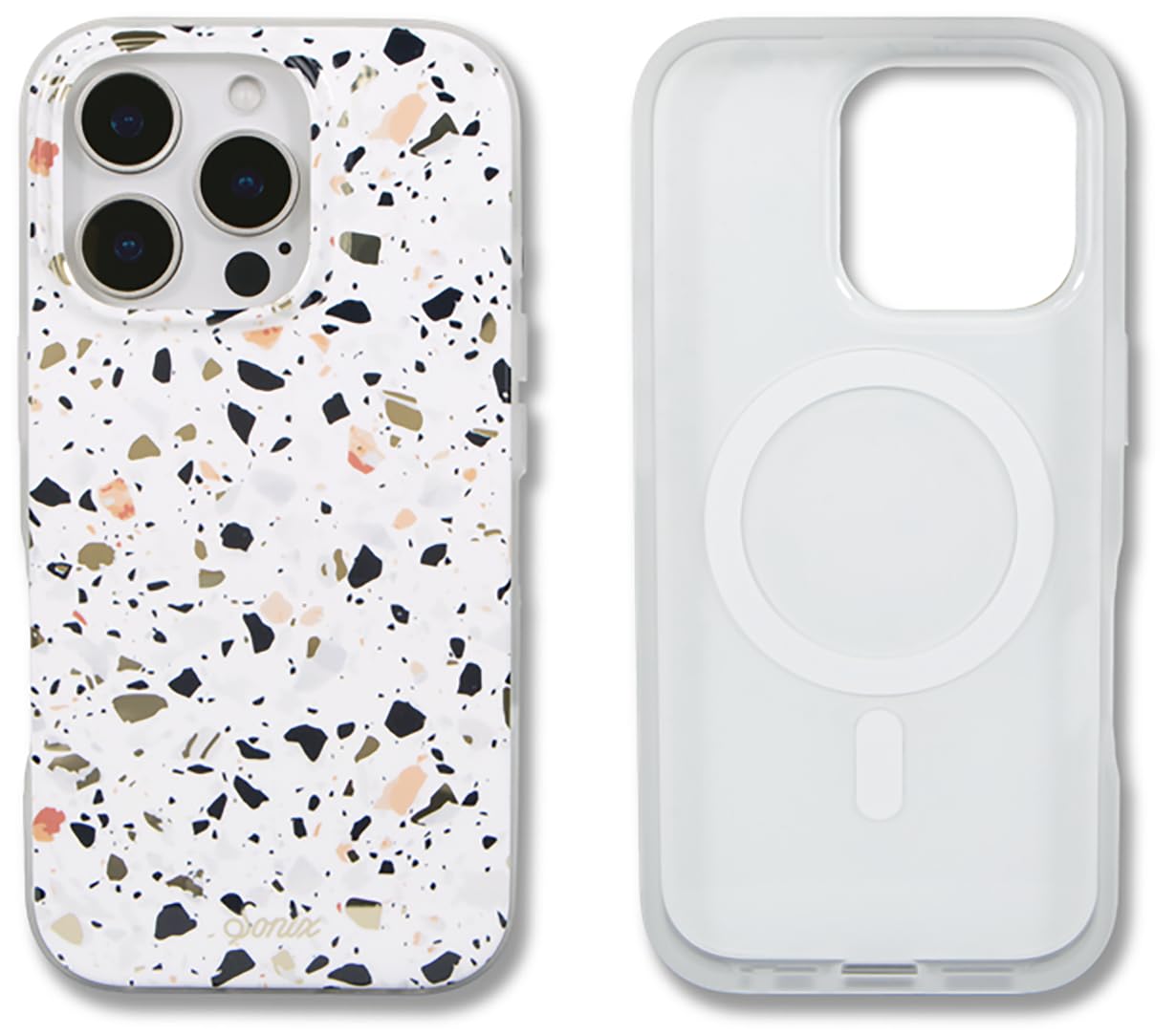 Sonix Case For Iphone 16 Pro | Compatible With Magsafe | 10Ft Drop Tested | Terrazzo Confetti