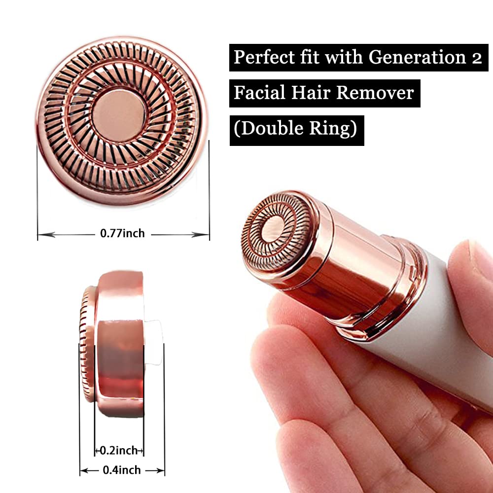 Women'S Facial Hair Remover Replacement Heads For Finishing Touch Flawless Generation 2 Double Halo Hair Removal Tool For Face,1