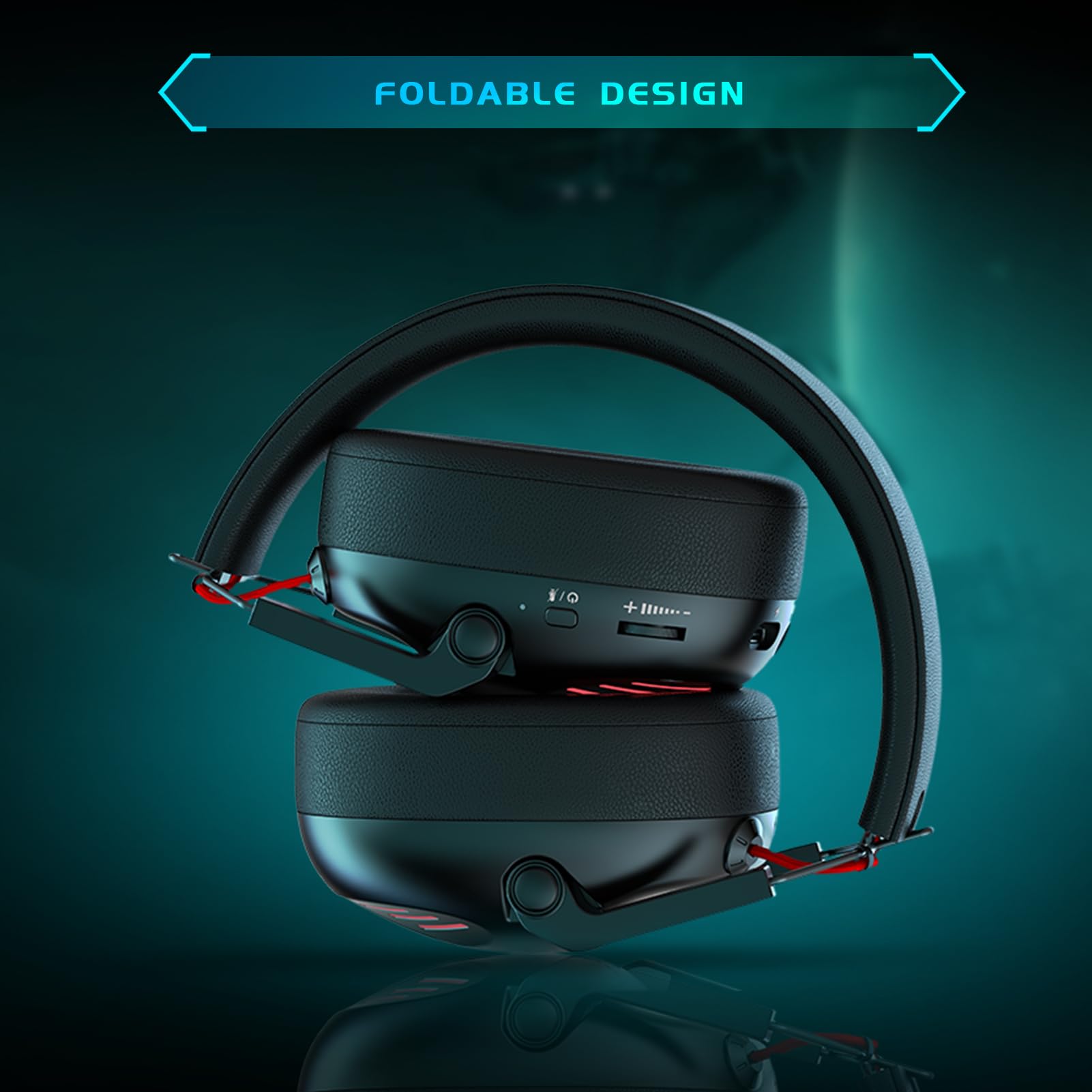 Kapeydesi Wireless Gaming Headset For Pc, Ps5, Ps4, Mac, Nintendo Switch, Gaming Headphones With Microphone, Bluetooth 5.3 Gamin