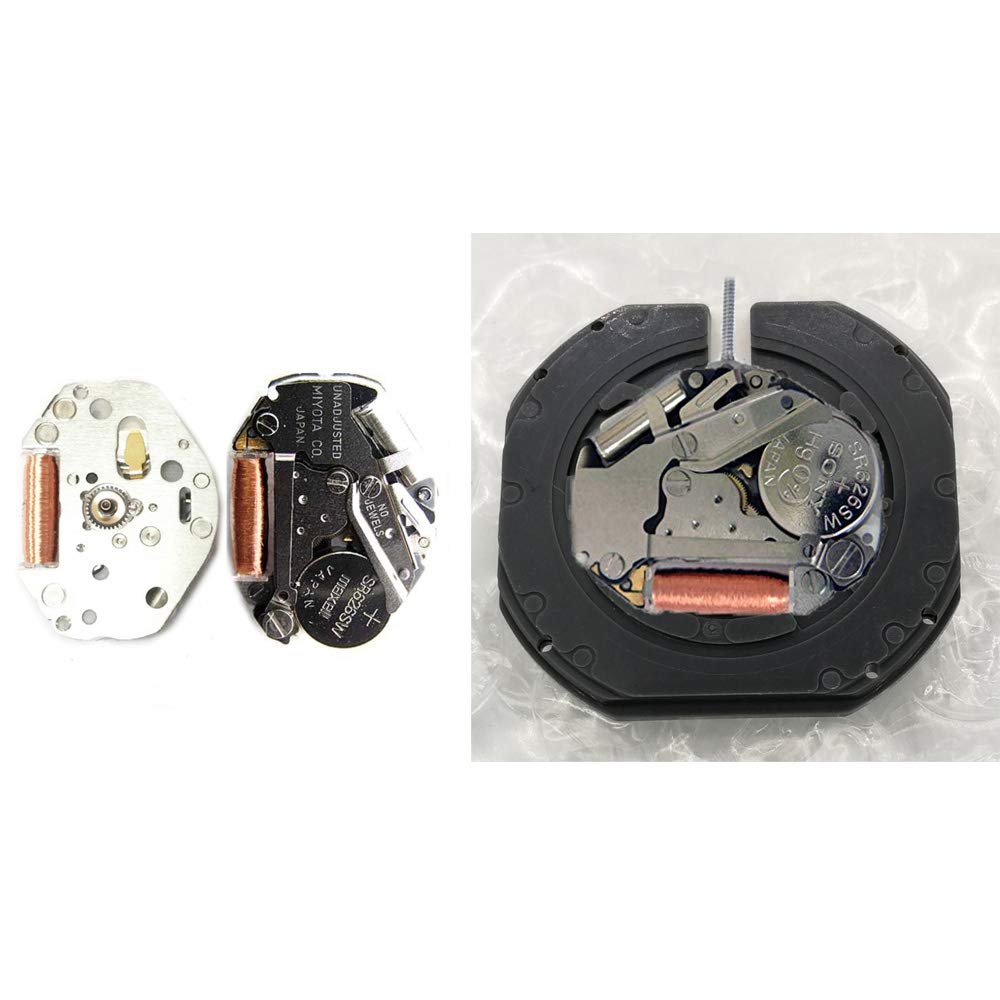 Ximimark 2Pcs 2035 Quartz Watch Movement Battery Included For Japan Miyota 2035 Replacement Repair