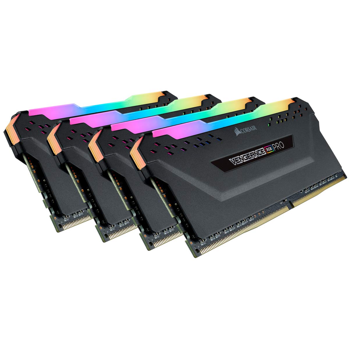 Corsair Vengeance Rgb Pro 32Gb (4X8Gb) Ddr4 3600 (Pc4-28800) C18 Desktop Memory - Black