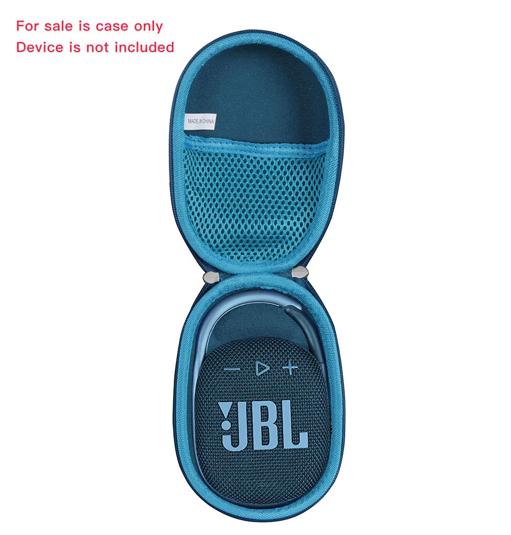Adada Travel Case For Jbl Clip 4/Jbl Clip 5   Portable Mini Bluetooth Speaker (Dark Blue)