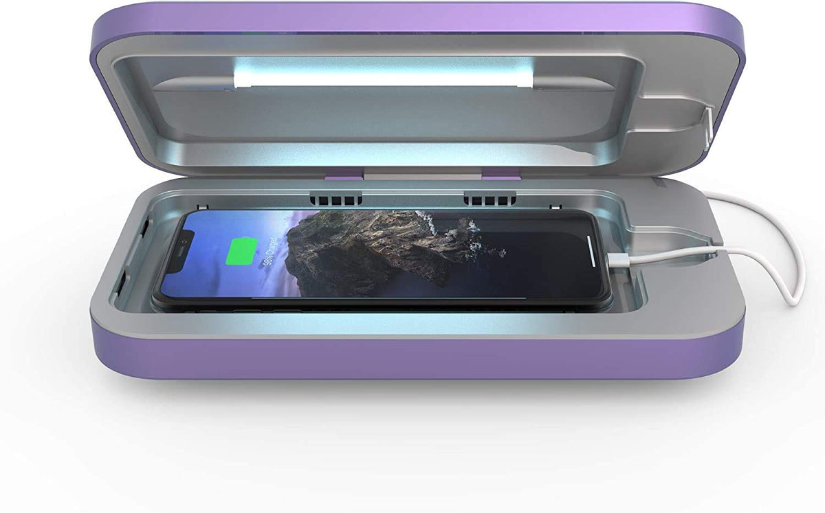 Phonesoap 3 Uv Cell Phone Sanitizer And Dual Universal Cell Phone Charger | Patented And Clinically Proven 360 Degree Uv Light S