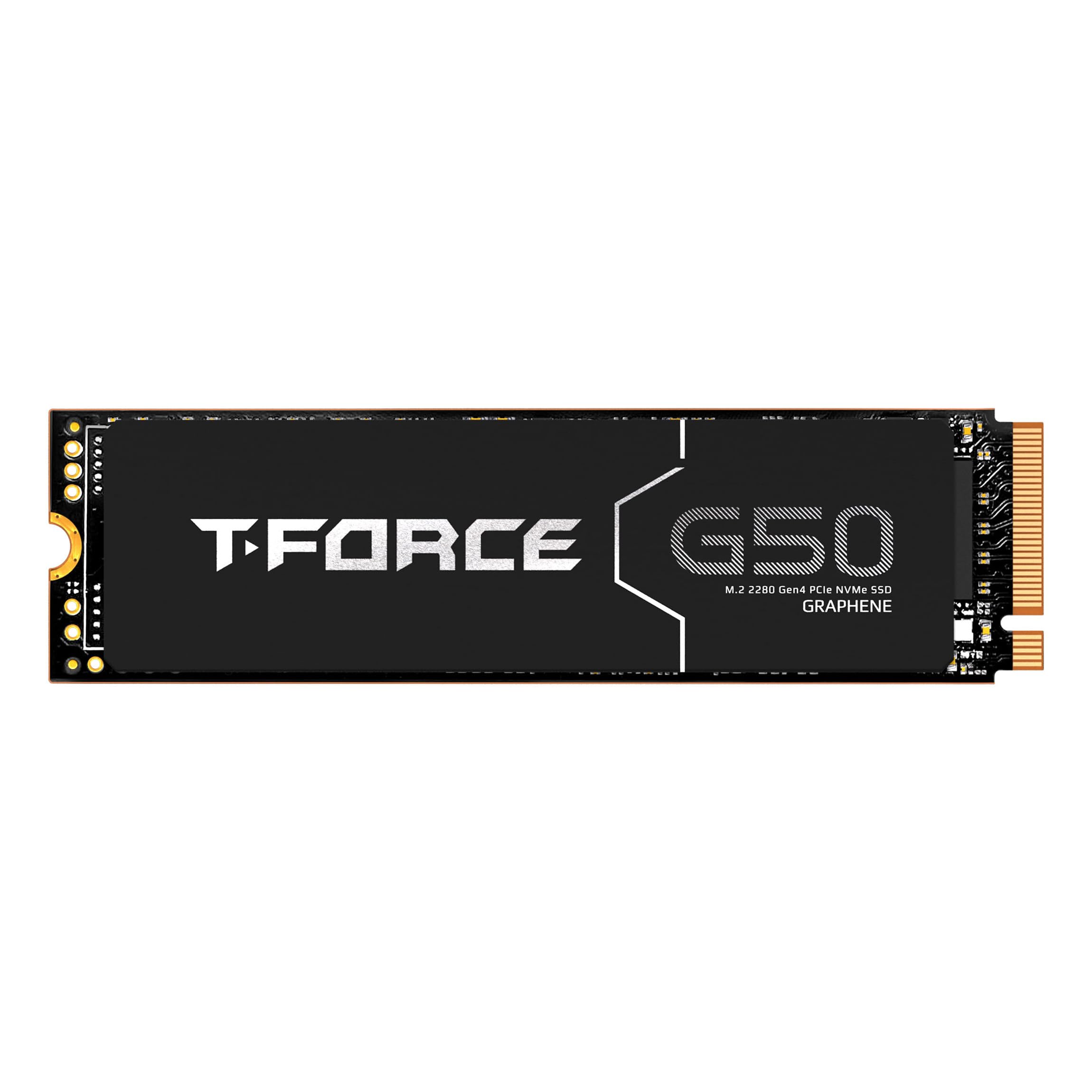 Teamgroup T Force G50 2Tb Slc Caching 3D Tlc Nand Nvme Innogrit Pcie Gen4X4 M.2 2280 Gaming Ssd With Ultra Thin Graphene Heat Sp