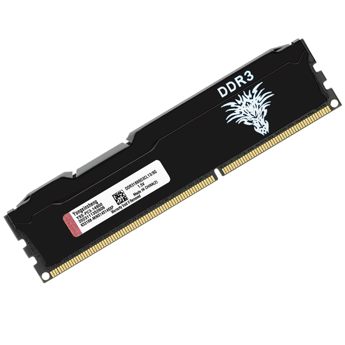 Yongxinsheng Ddr3 8Gb Desktop Ram 1866Mhz Pc3 14900 Udimm Non Ecc Unbuffered 1.5V 2Rx8 Dual Rank 240 Pin Cl13 Pc Computer Memory