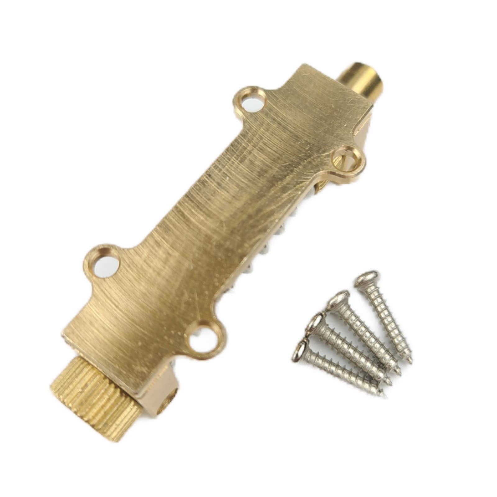 Kaynes Brass Guitar Tremolo Arming Adjuster Tremsetter Set Guitar Bridge Stopper Tremolo Stabilizer Stopper Kit