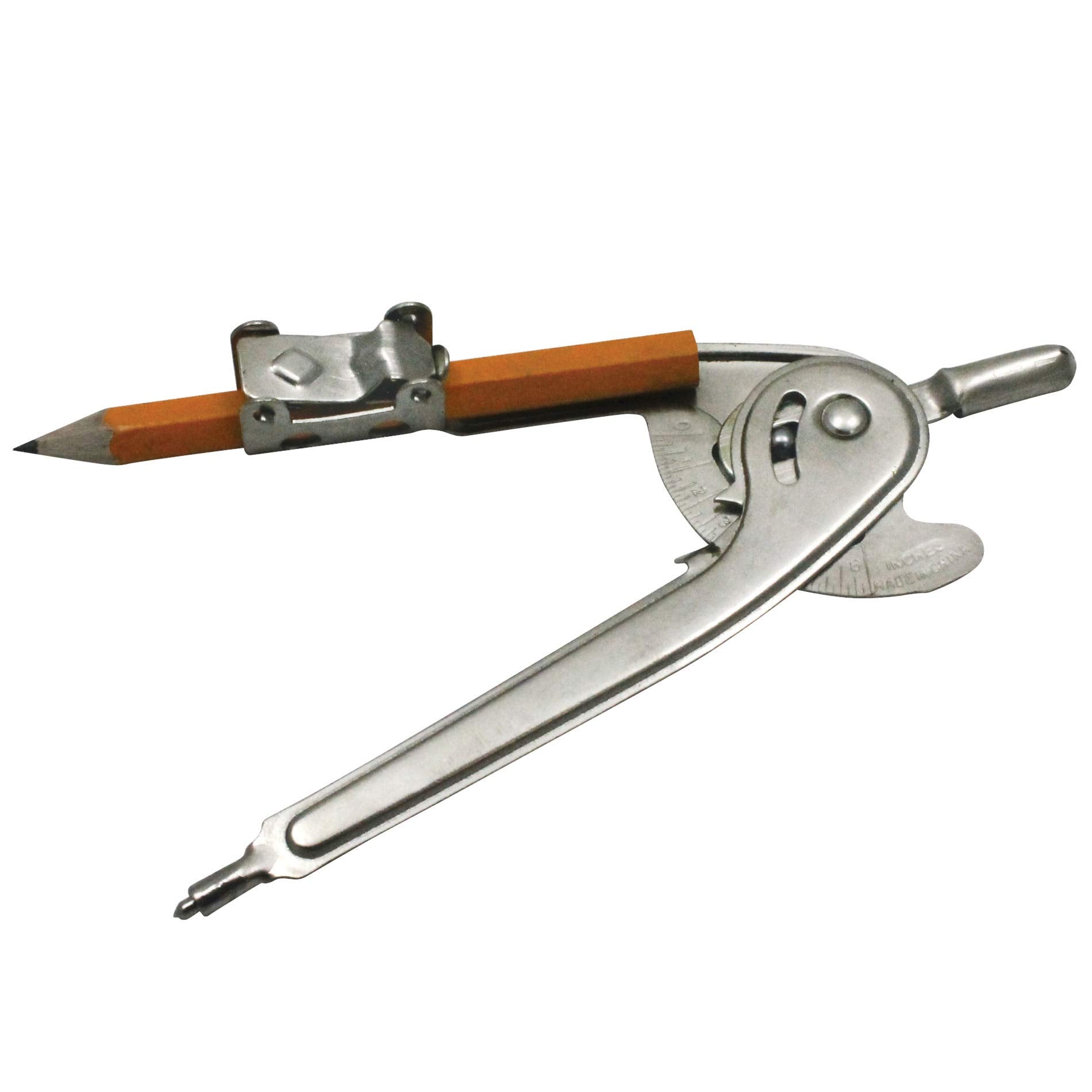 Charles Leonard Ball Bearing Compass With Safety Pointed Tip, Up To 12 Inch Diameter, 12 Pack (77365)