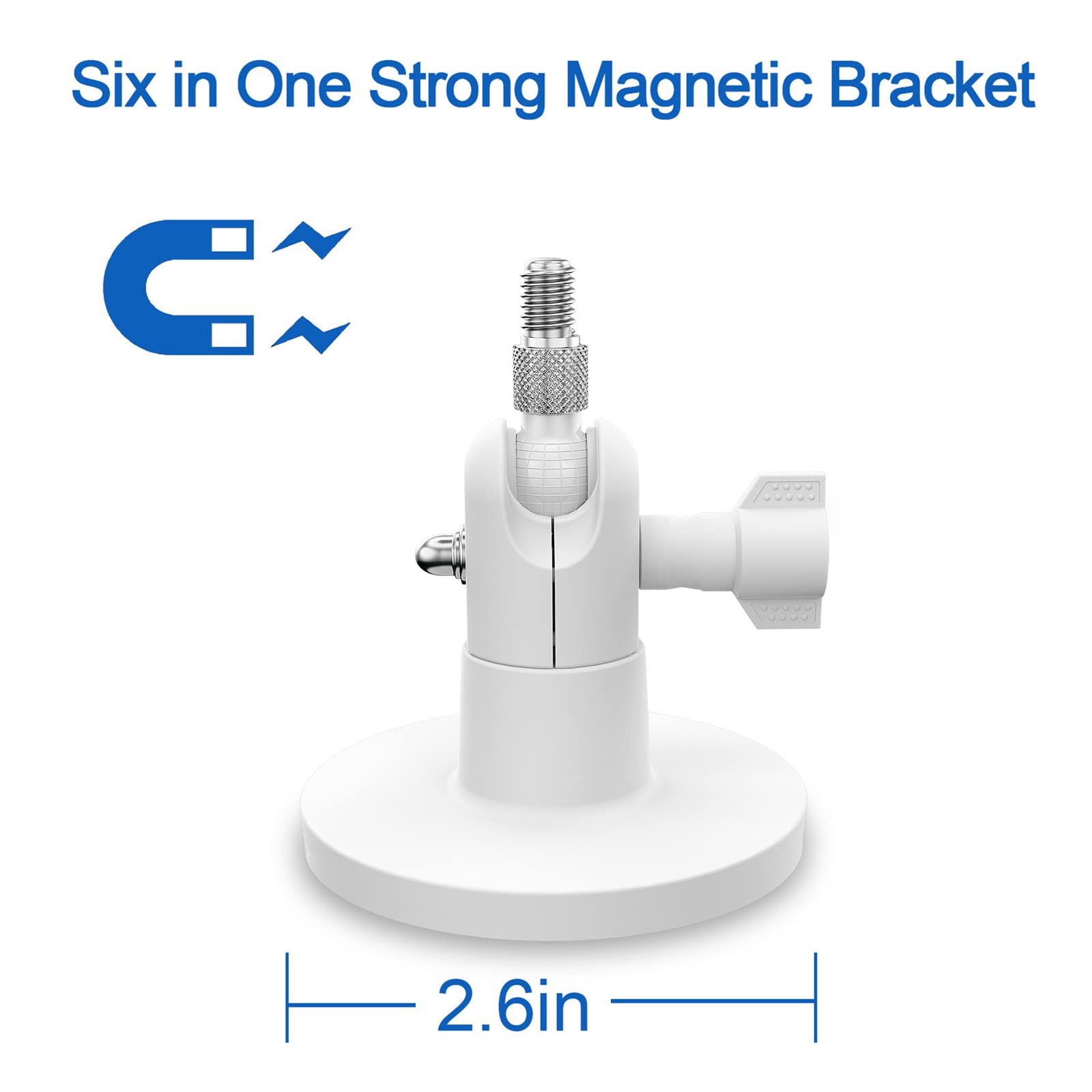 Koroao Wall Mount Magnet Bracket Compatible For Google Nest Cam And Wyze Cam Pan V3 /Wyze Cam V4 Camera (Battery)