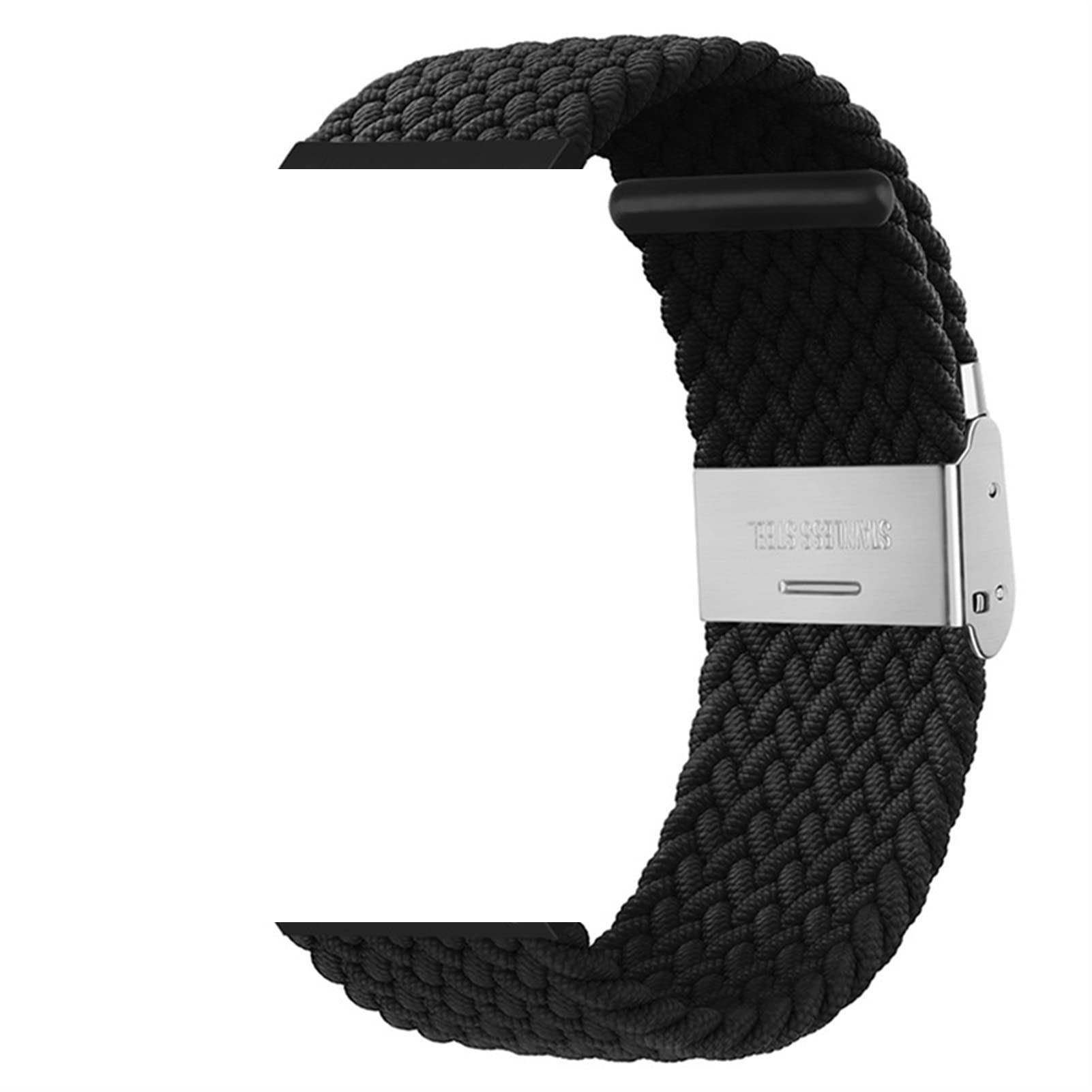 CZKE for Garmin Quickfit Watch Band 26mm Braided Nylon WatchBands (Color : Black, Size : Quickfit 26mm)