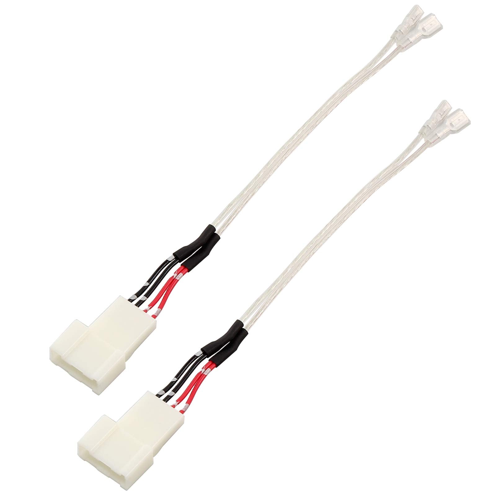 Red Wolf Car Front Dash Tweeter Speaker Wiring Harness For 2008 2022 Toyota Rav4 Camry 4Runner Highlander Scion, 2010 2019 Subar