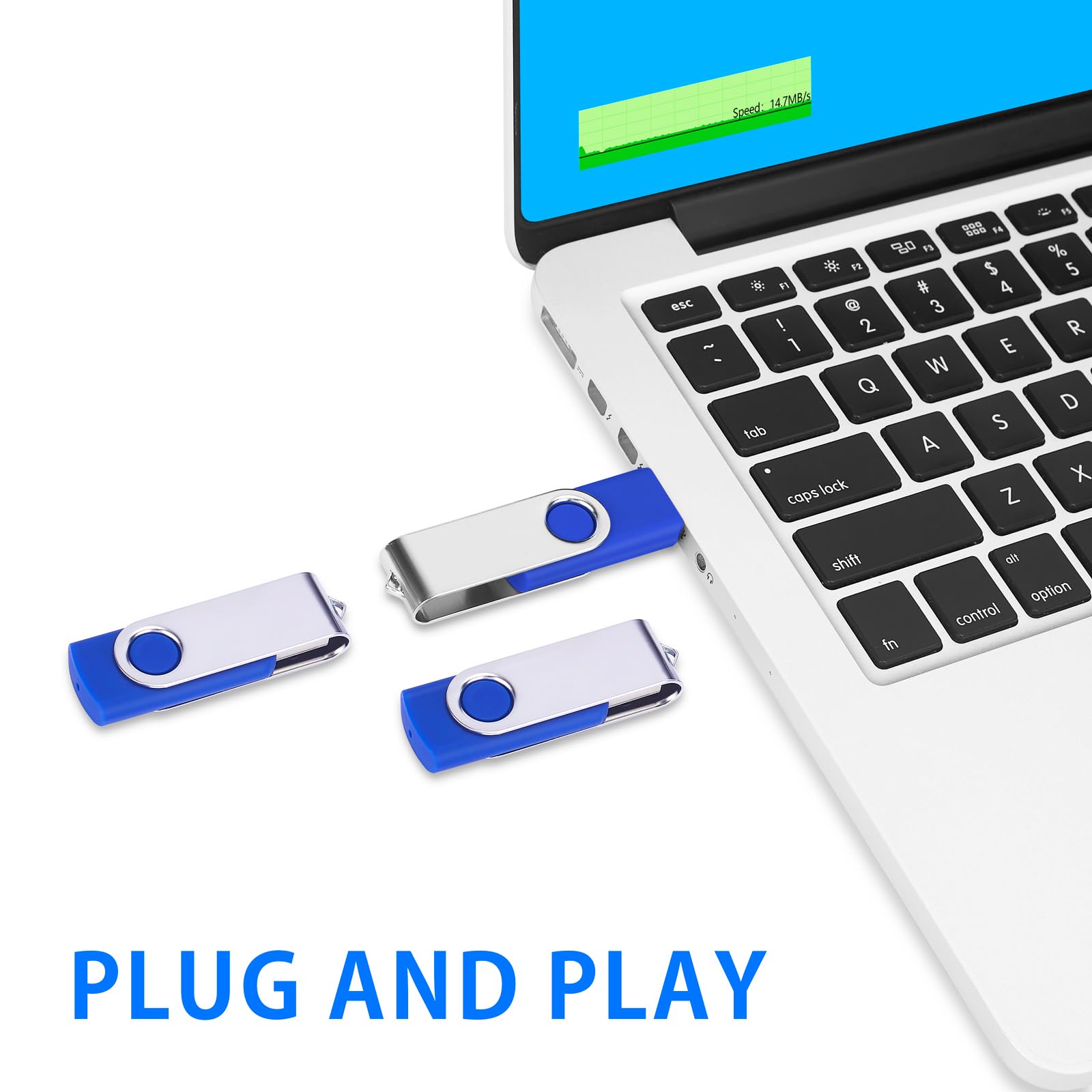 Eastbull 200 Packs Of 2Gb Bulk Flash Drives, Usb Flash Drives Pack 2Gb Usb Drives Bulk Swivel Usb2.0 Thumb Drives Bulk With Stri