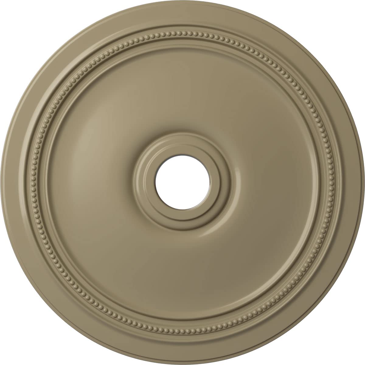 Ekena Millwork CM24DIGDF Diane Ceiling Medallion, 24OD x 3 5/8ID x 1 1/4P (Fits Canopies up to 6 1/4), Hand-Painted Gobi Desert