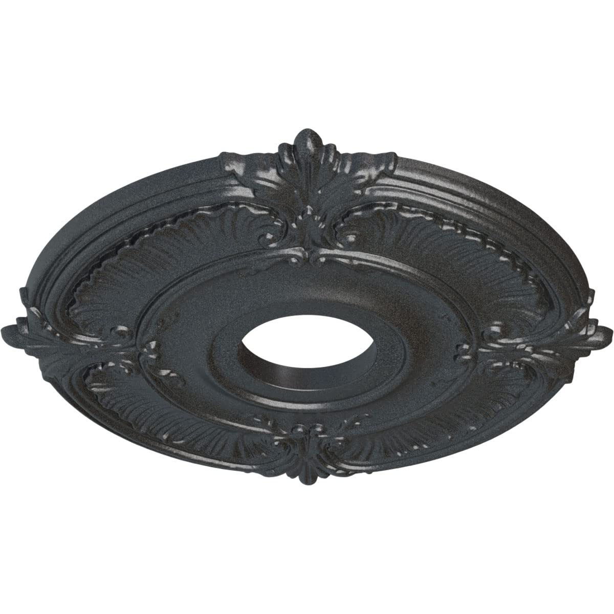 Ekena Millwork Cm18Atpes Attica Ceiling Medallion, 18''Od X 4''Id X 5/8''P (Fits Canopies Up To 5''), Hand Painted Pewter