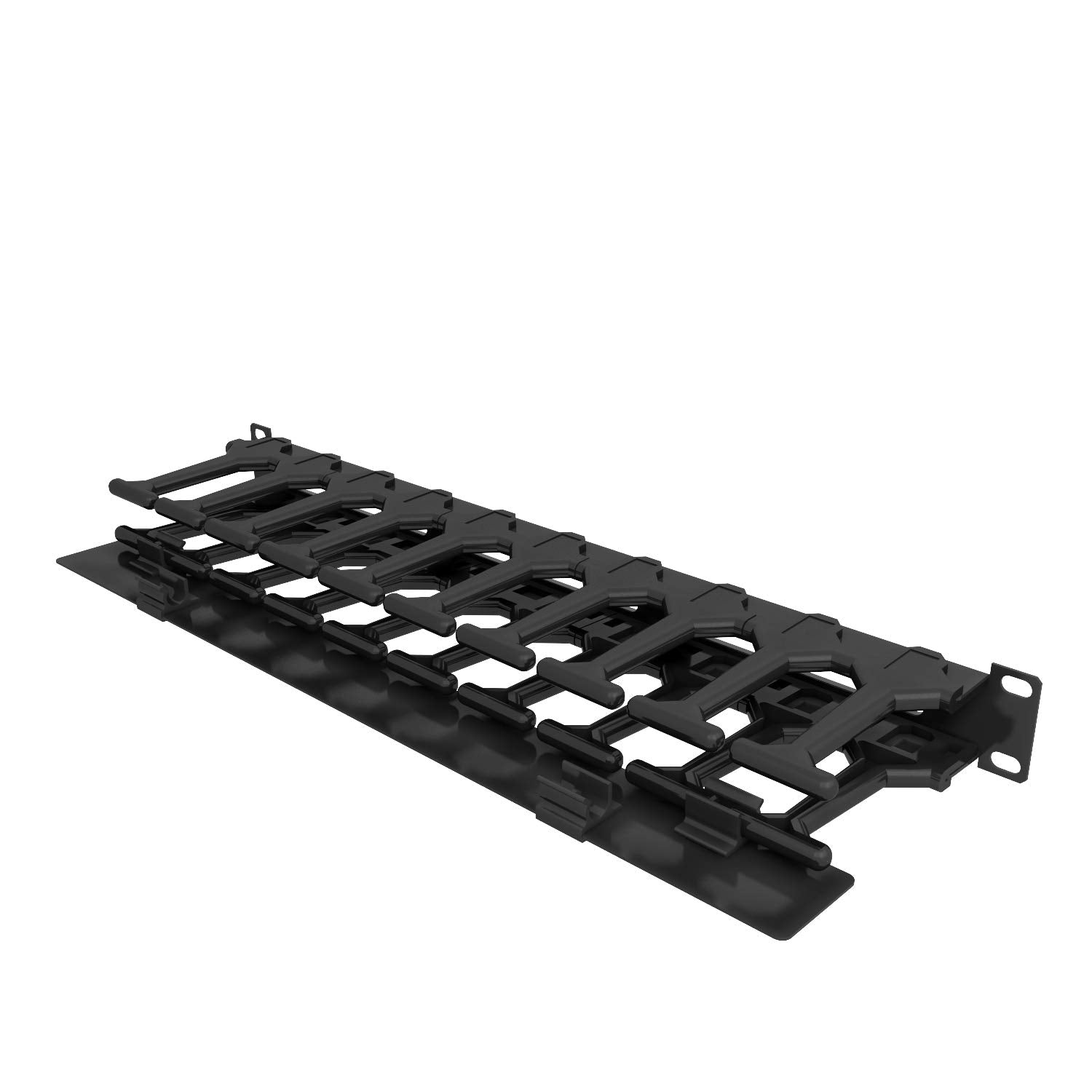 1Ux4In Horiz Cable Mgr  W/Cover