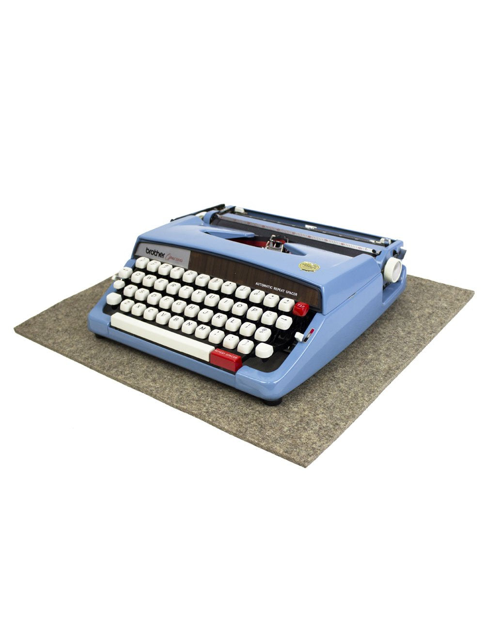 Gray Typewriter Pad 17.5'' Long X 15'' Wide