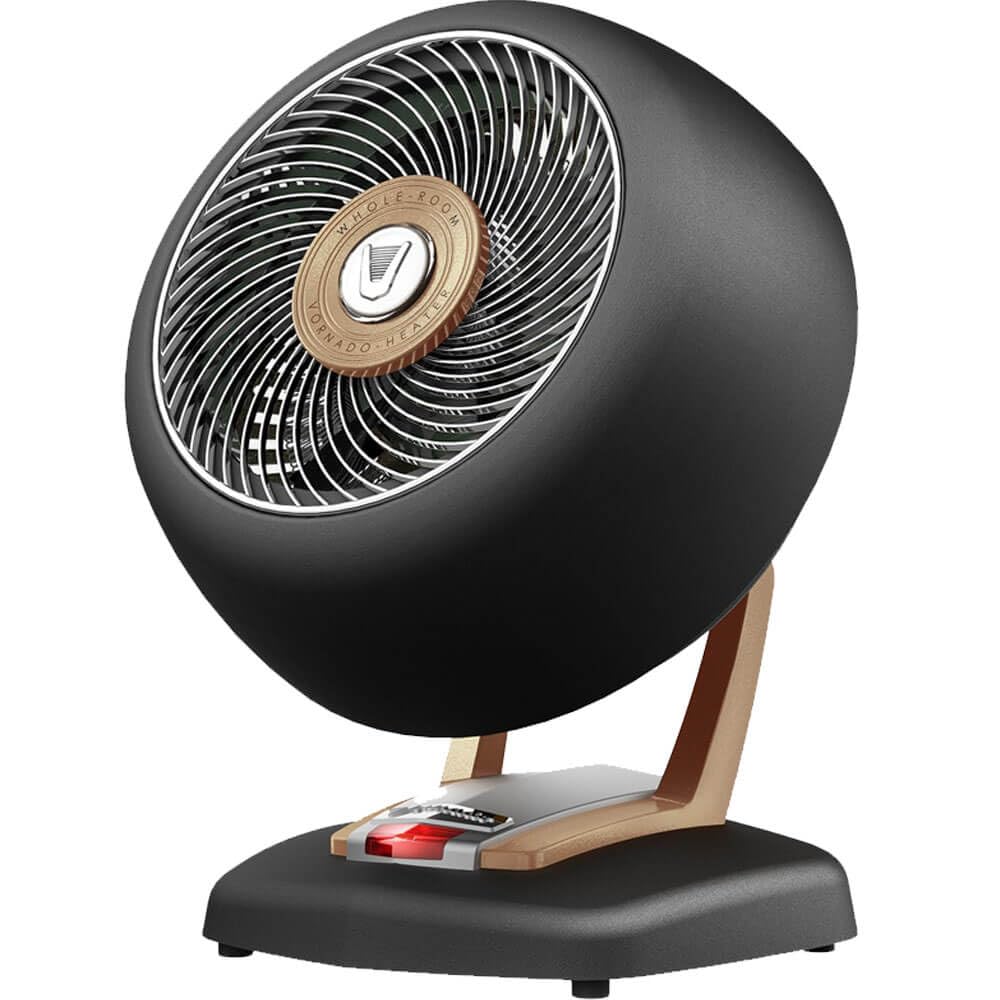 Vornado Vheat Vintage Metal Heater, 2 Heat Settings, Retro Midcentury Design, Gunmetal