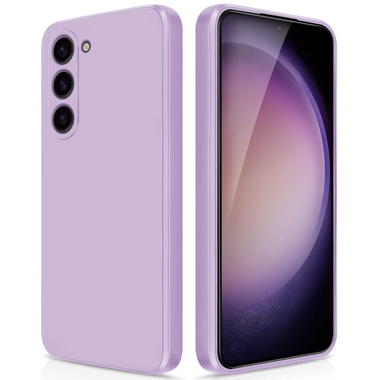 Giiyoon Silicone Case Compatible With Samsung Galaxy S23 Plus 5G, Full Body Silky Soft Touch Phone Case With Camera Protection,