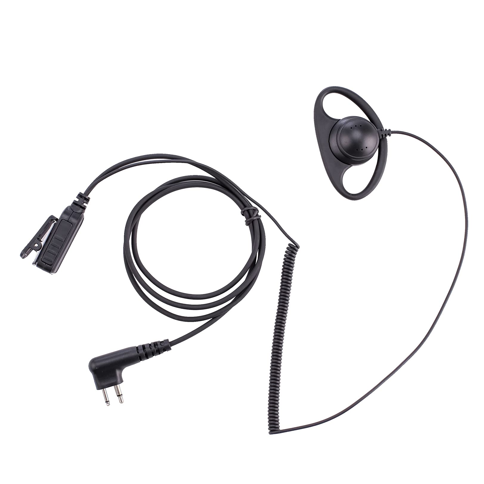 Pofenal Single Wire Walkie Talkie Earpiece Compatible For Motorola Cls1410 Cp200 Gp2000 Xu1100 Pro1150 Mu12 Radio With Ptt Mic D