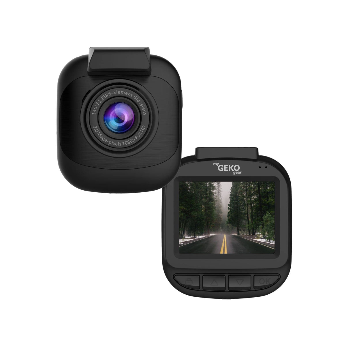 Mygekogear Go51016G - Orbit 510 Full Hd 1080P Dash Cam, Wide Angle View, Night Vision/Sony Starvis, Gps Logging, And G-Sensor