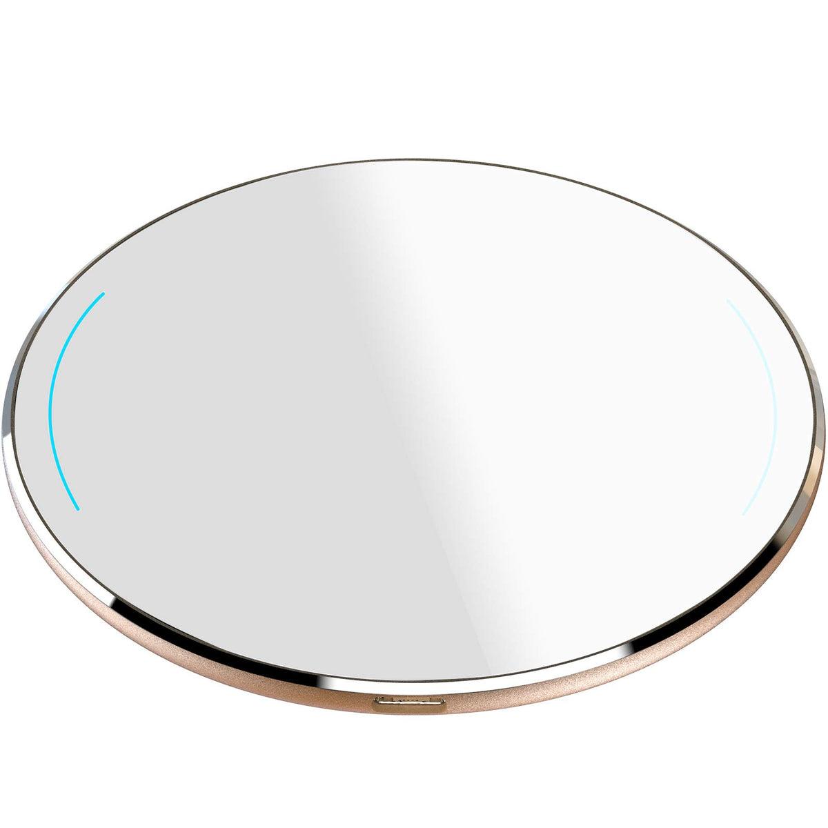 Tozo W1 Wireless Charger, 10W Qi Certified Fast Charging Pad With Aviation Aluminum Computer Numerical Control Technology Compat