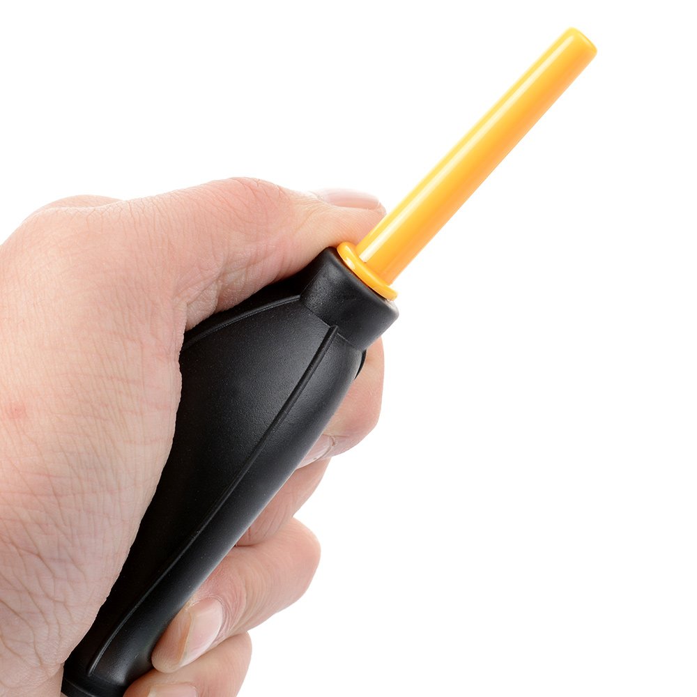 Gearfend Dust Cleaner Kit Strong Cleaning Air Blower + Soft Brush Blower For Camera & Camcorder, Lens, Lcd Screens, Etc + Microf